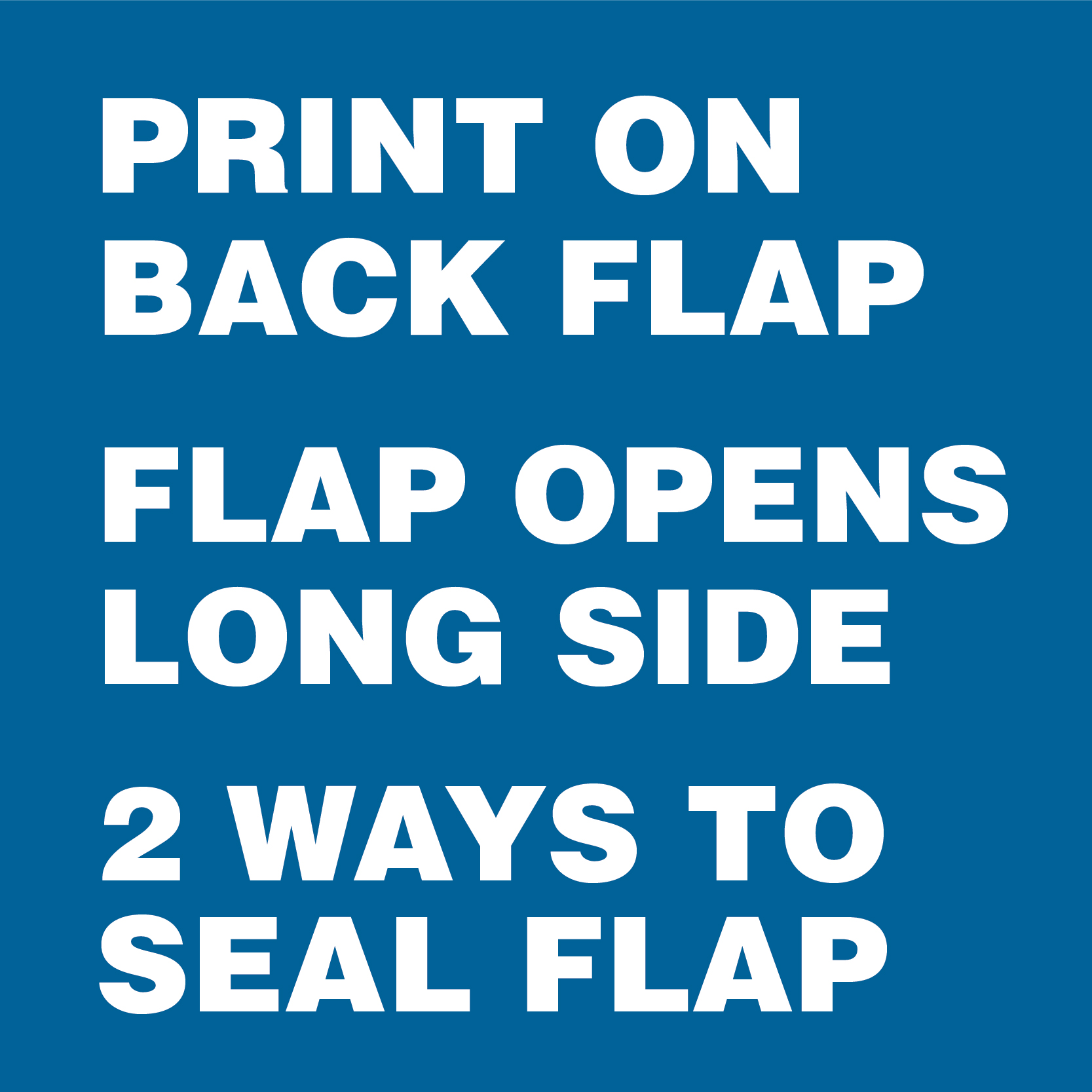 Booklet Envelopes_Talking Points_Blue