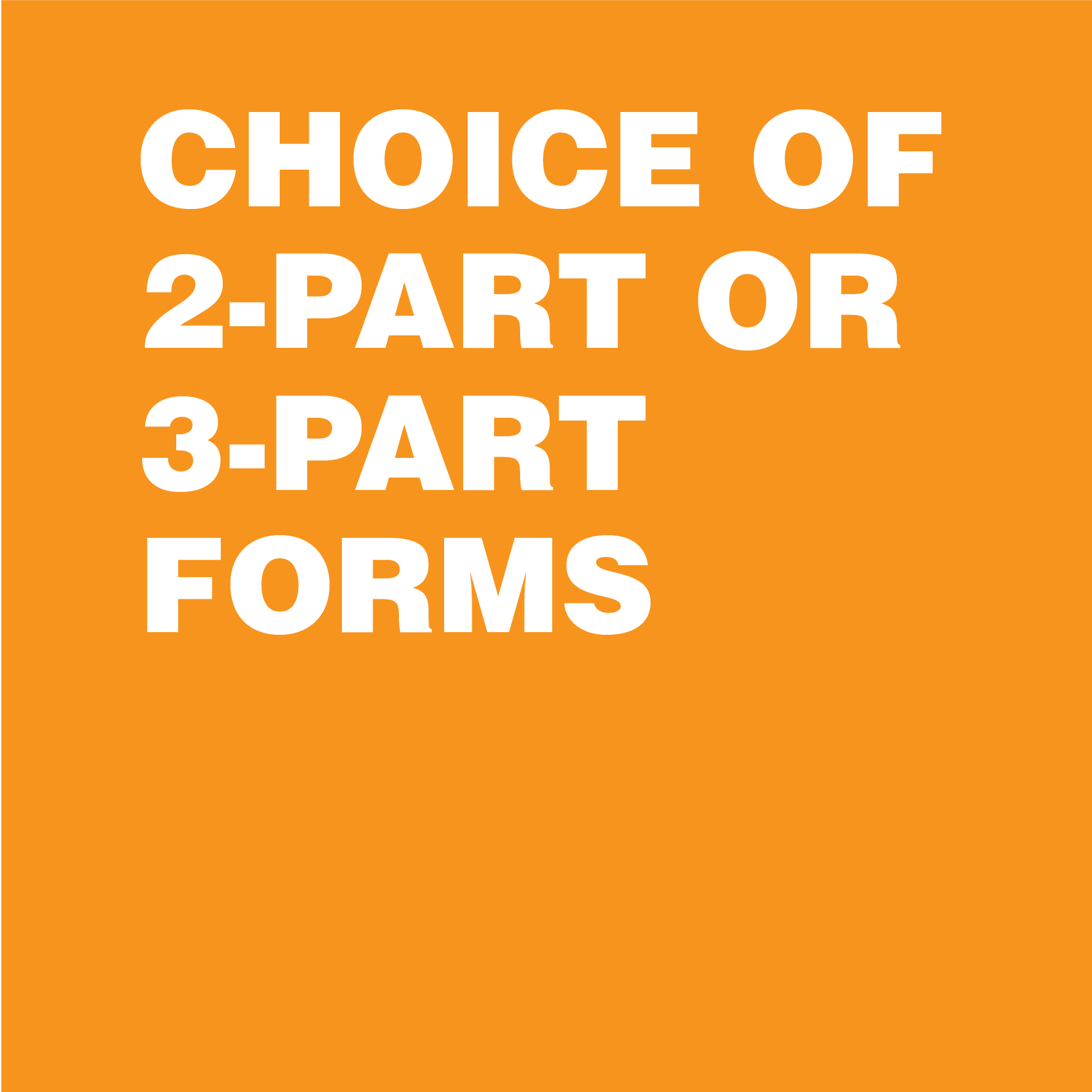 Carbonless Forms_Talking Points_Orange