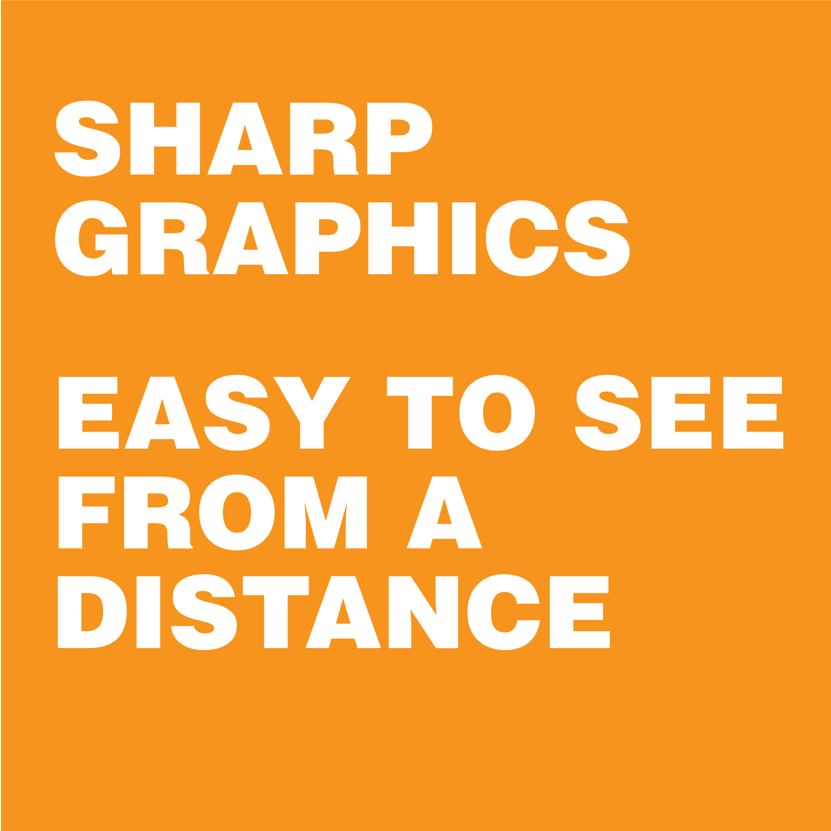 Large Format Posters_Talking Points_Orange
