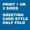 Folded Note Cards 7 x 10