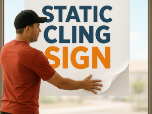 static cling signs