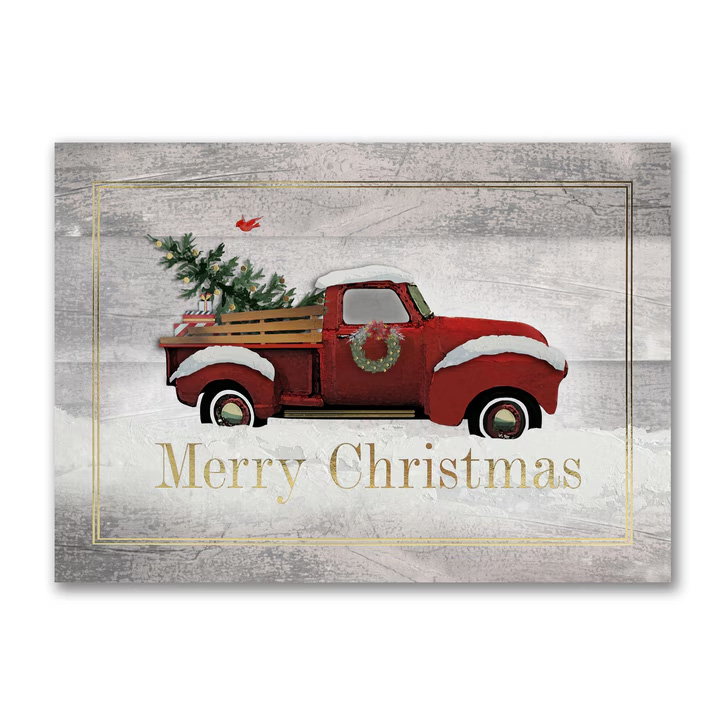 vintage holiday card