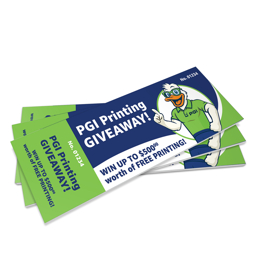 Tickets 2.75" x 8.5"